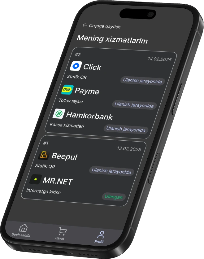 Phone mockup with Alphacon interface